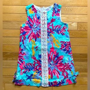 Lilly Pulitzer Girls Size 6 Trippin and Sippin print Dress